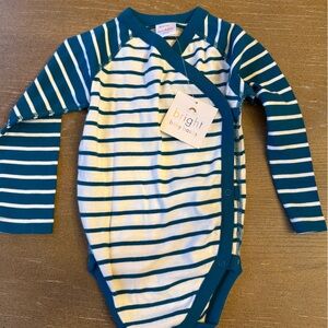 Hanna Andersson Striped Baby Onesie